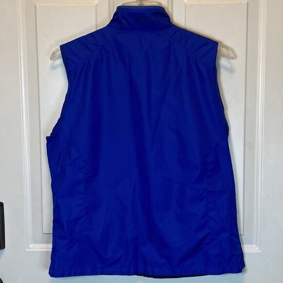 Ralph Lauren Women’s Sz M Crest Full Zip Reversible Golf Vest 6 Zip Pockets - Picture 4 of 14